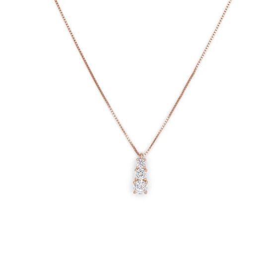 Collana Dilvdò Donna Degradè in Argento Zircone CLTRRB - CLTRRB